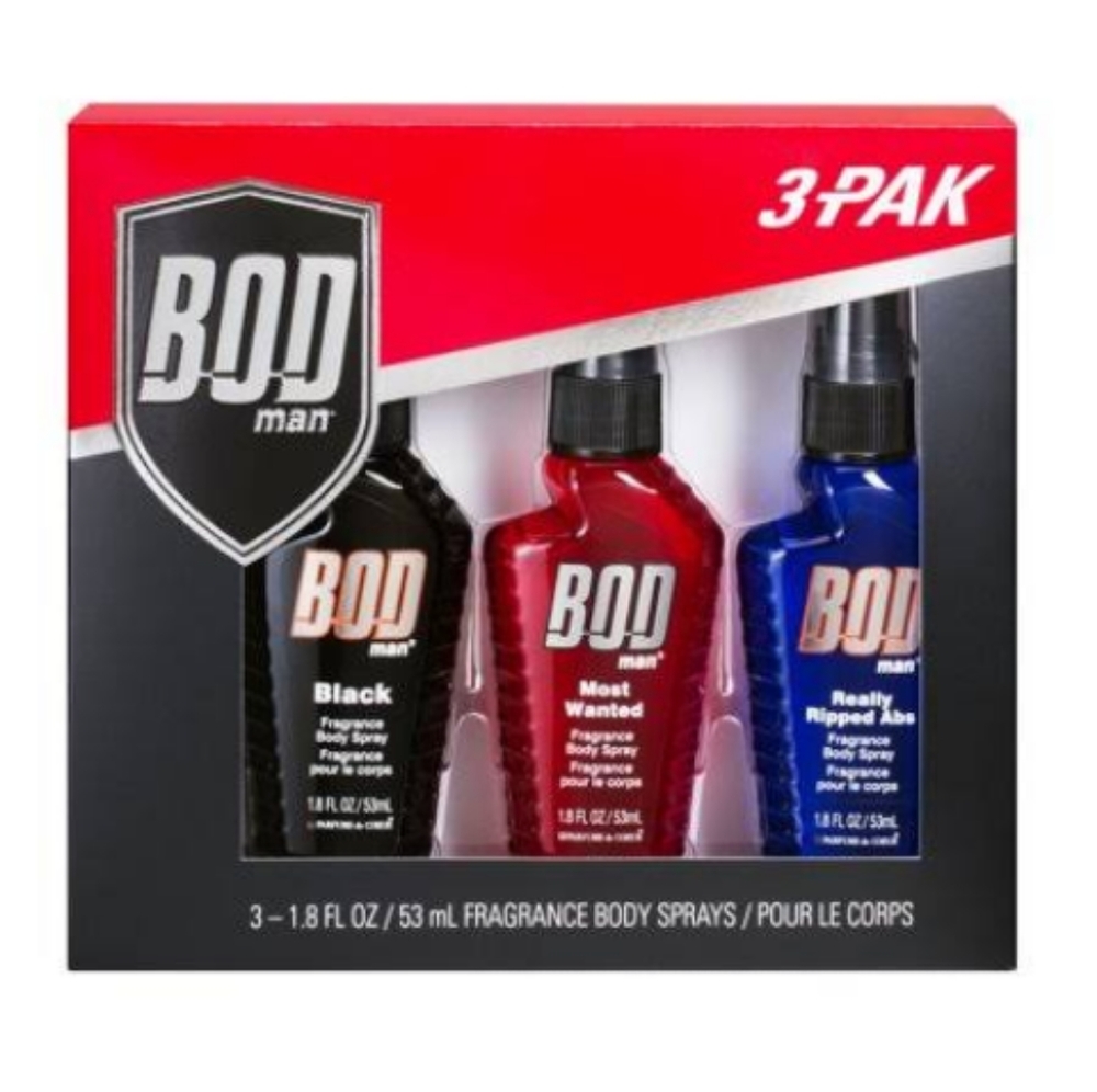 BOD 3 pack body spray.